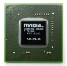 nVidia G98-630-A3 bga chip - front view 0804